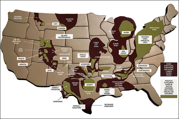 Shale Gas Map